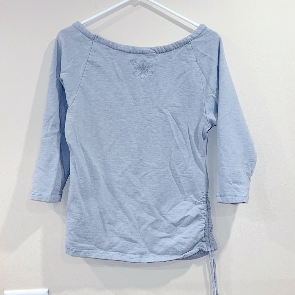 🔥Jets Gray Women's Top with Logo Size L EC🔥 - Picture 4 of 8